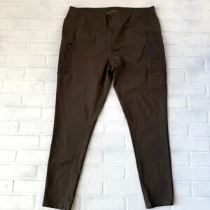 Carhartt Women's Fitted Force Lightweight Leggings in Green Sz XL
